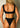 Verano Top - Black Crinkle